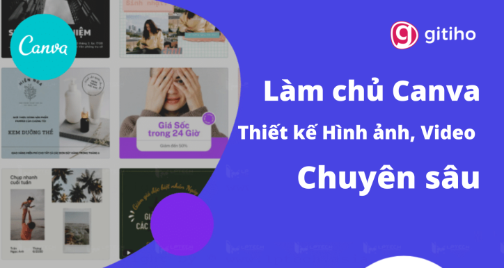 Làm chủ Canva thiết kế hình ảnh, video chuyên sâu